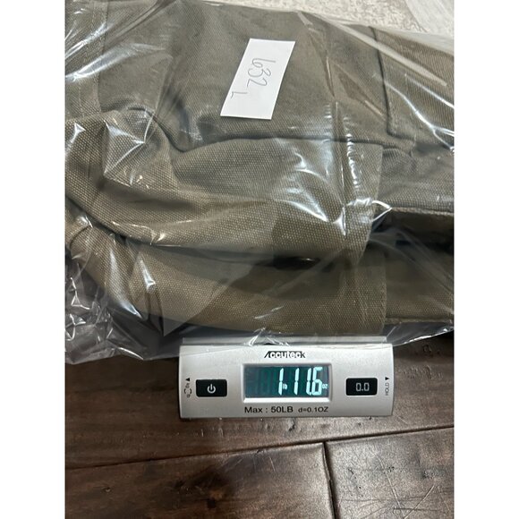 Heavy Duty Canvas Shoulder Messenger Bag Cotton Storage Green Adjustable Strap - Picture 11 of 11